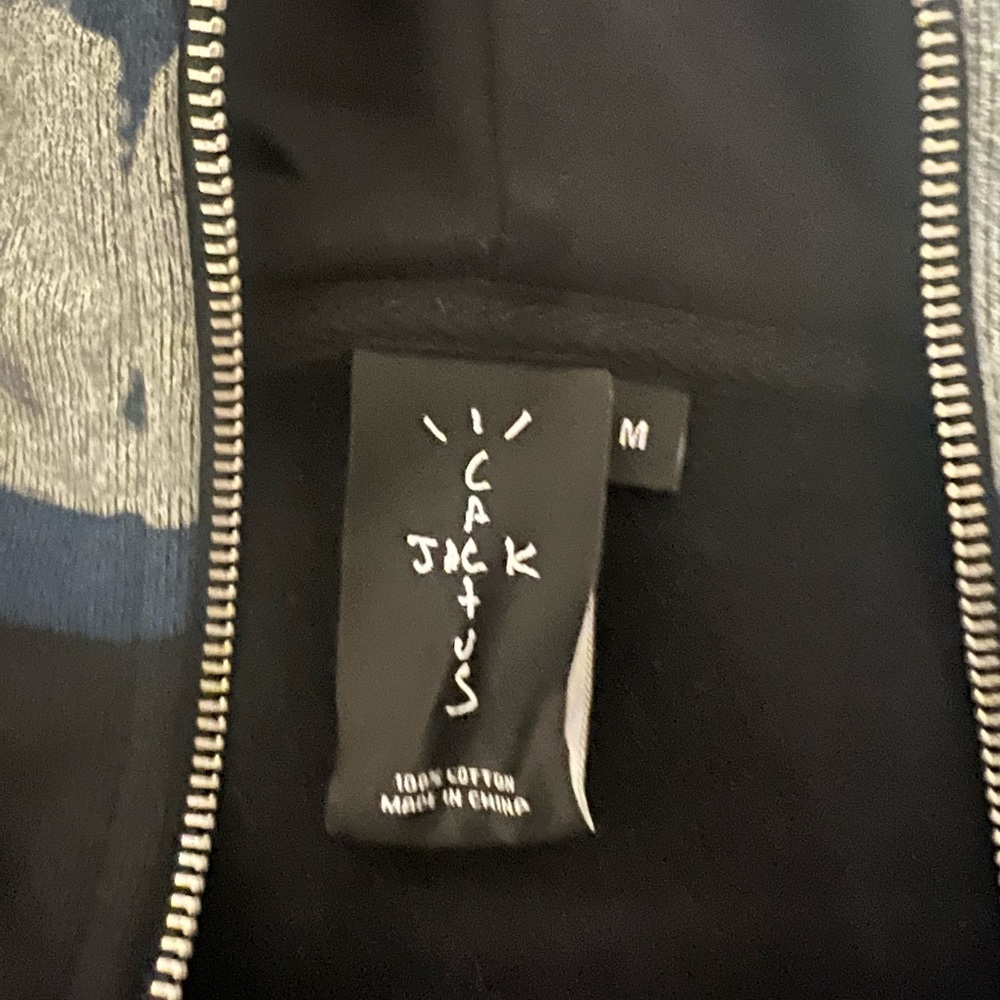 Cactus Jack Fragment Skeleton Graffiti Full zip jacket - Picture 9 of 11